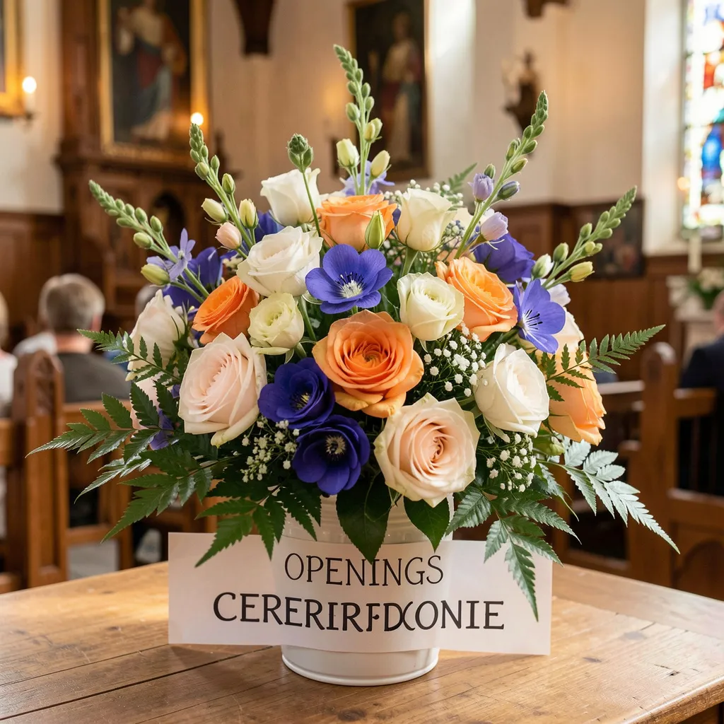 Bloemstukken voor openingsceremonie